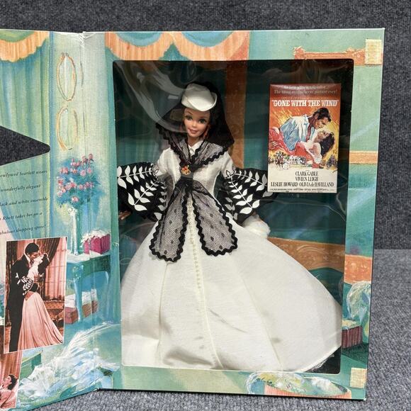 Vintage Barbie Scarlett O'Hara Gone With The Wind Doll 1994 Mattel Hollywood Leg - Picture 2 of 16